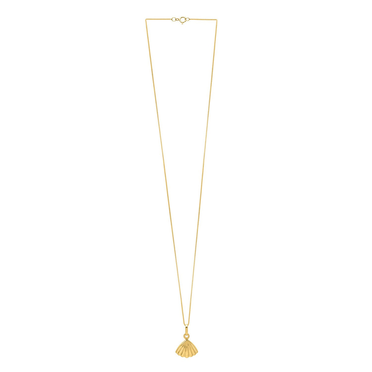 Sea Shell Necklace in 10K Yellow Gold