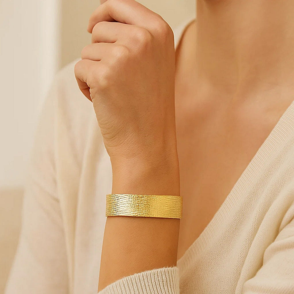 Glacier Bracelet in 14K Yellow Gold (17.90 mm)