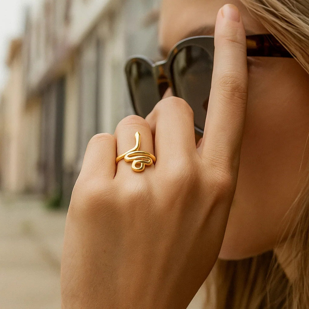 Snake Ring in 14K Yellow Gold (2.00 mm)