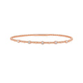 Classic 14K Rose Gold Beaded Bracelet