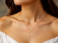 14k Yellow Gold Rosary Necklace