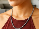 Sterling Silver Rhodium Plated Round Box Chain (5.20 mm)