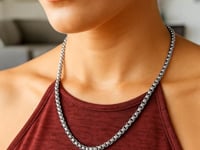 Sterling Silver Rhodium Plated Round Box Chain (5.20 mm)